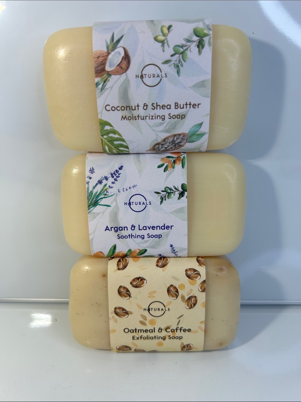 Naturals Brand Variety Scented Soaps - Set Of Three